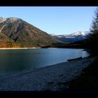 Wochenende am Sylvenstein-Stausee