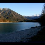 Wochenende am Sylvenstein-Stausee