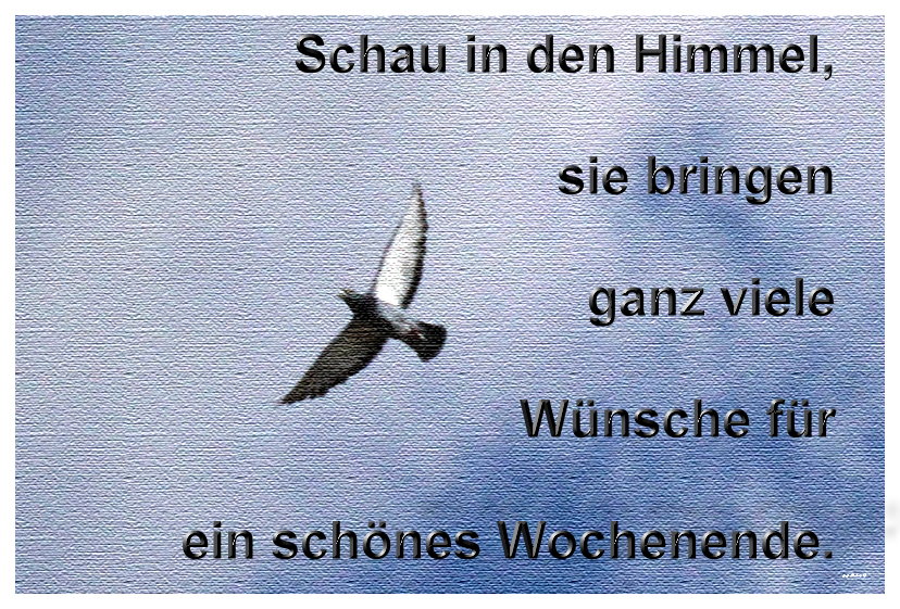 Wochenende...