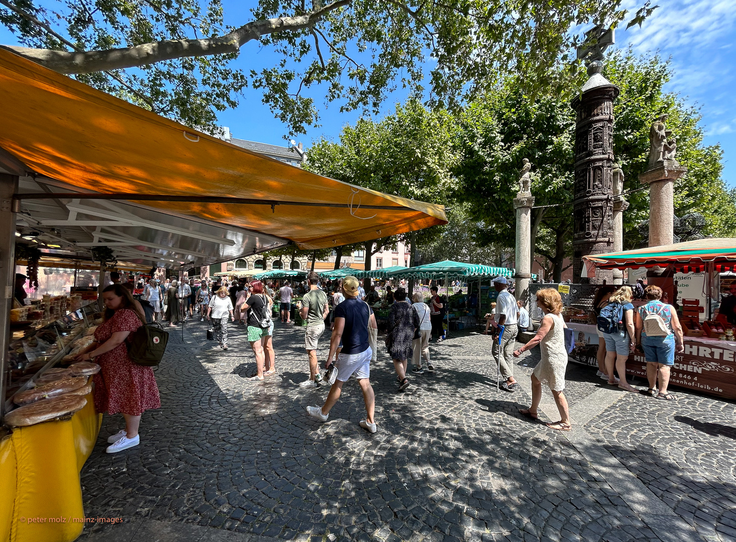 Wochenmarkt auf dem Liebfrauenplatz | Mainz