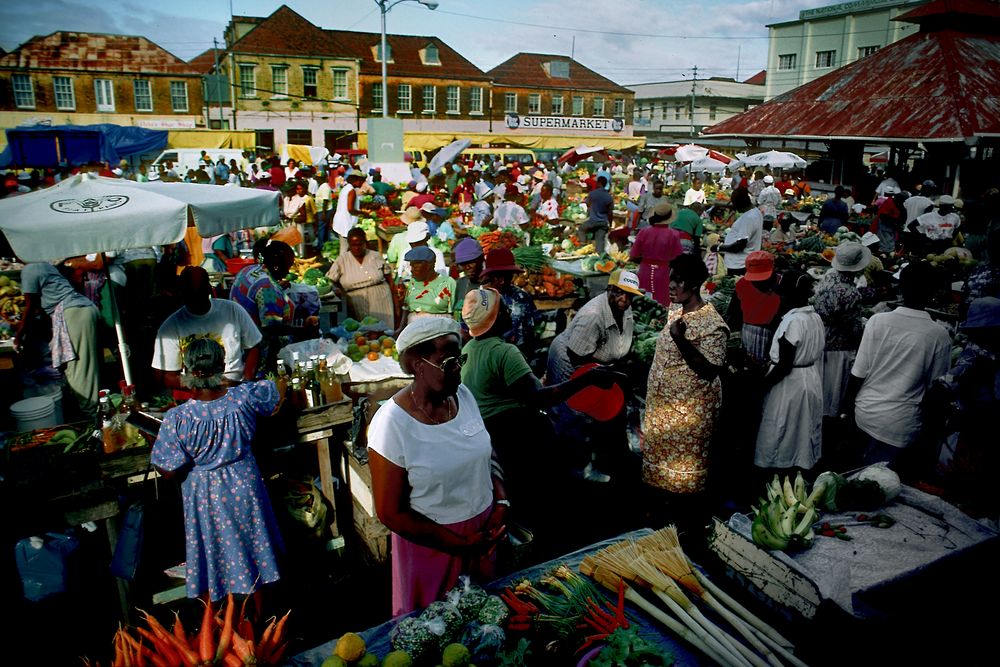 Wochenmarkt auf Grenada