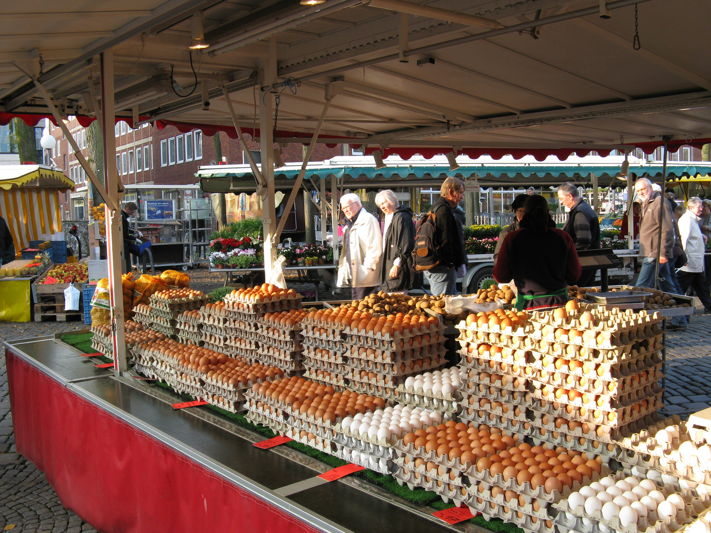 Wochenmarkt - Der Eiermann