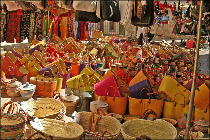 Wochenmarkt im Rousillon