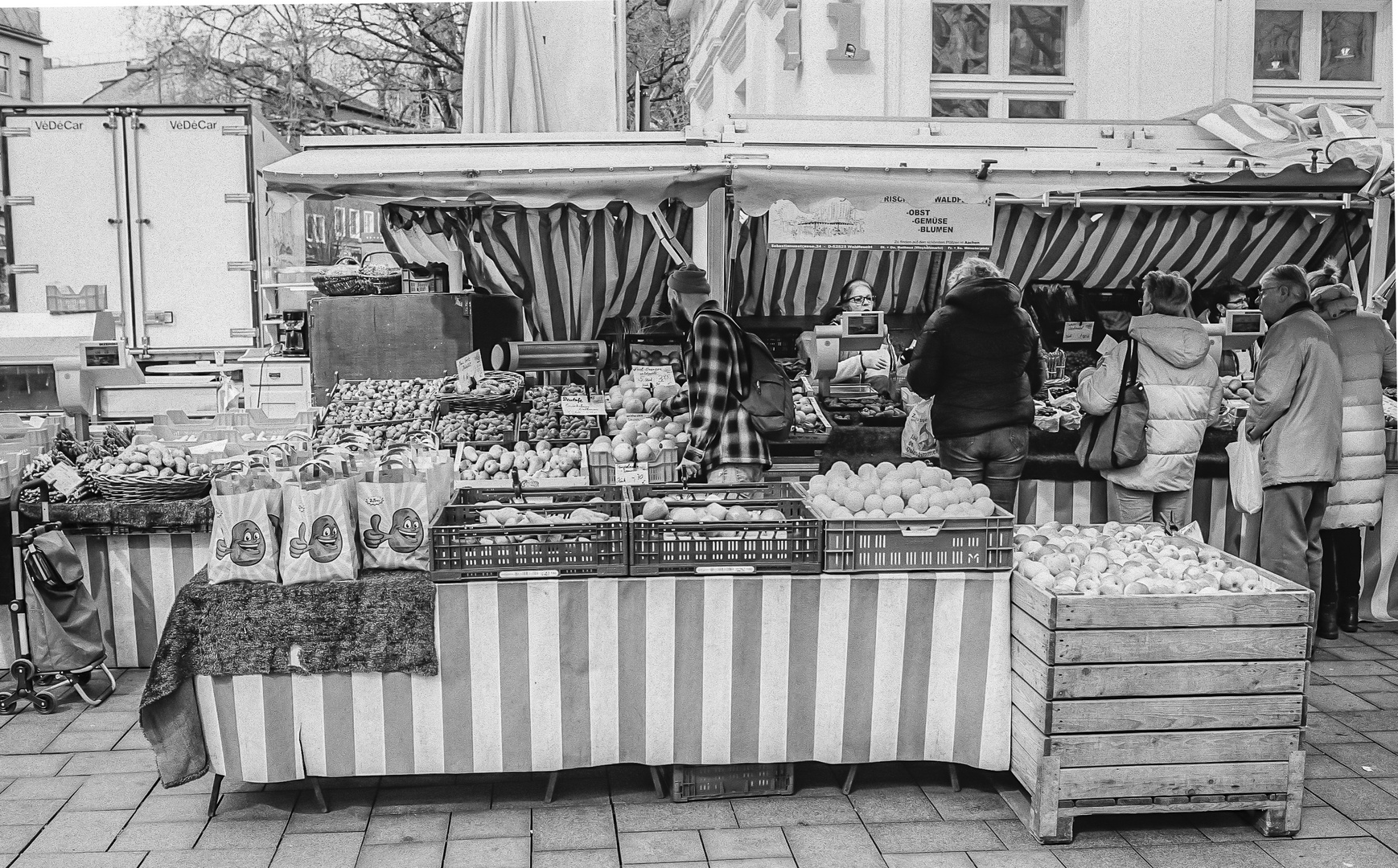 Wochenmarkt in Aachen