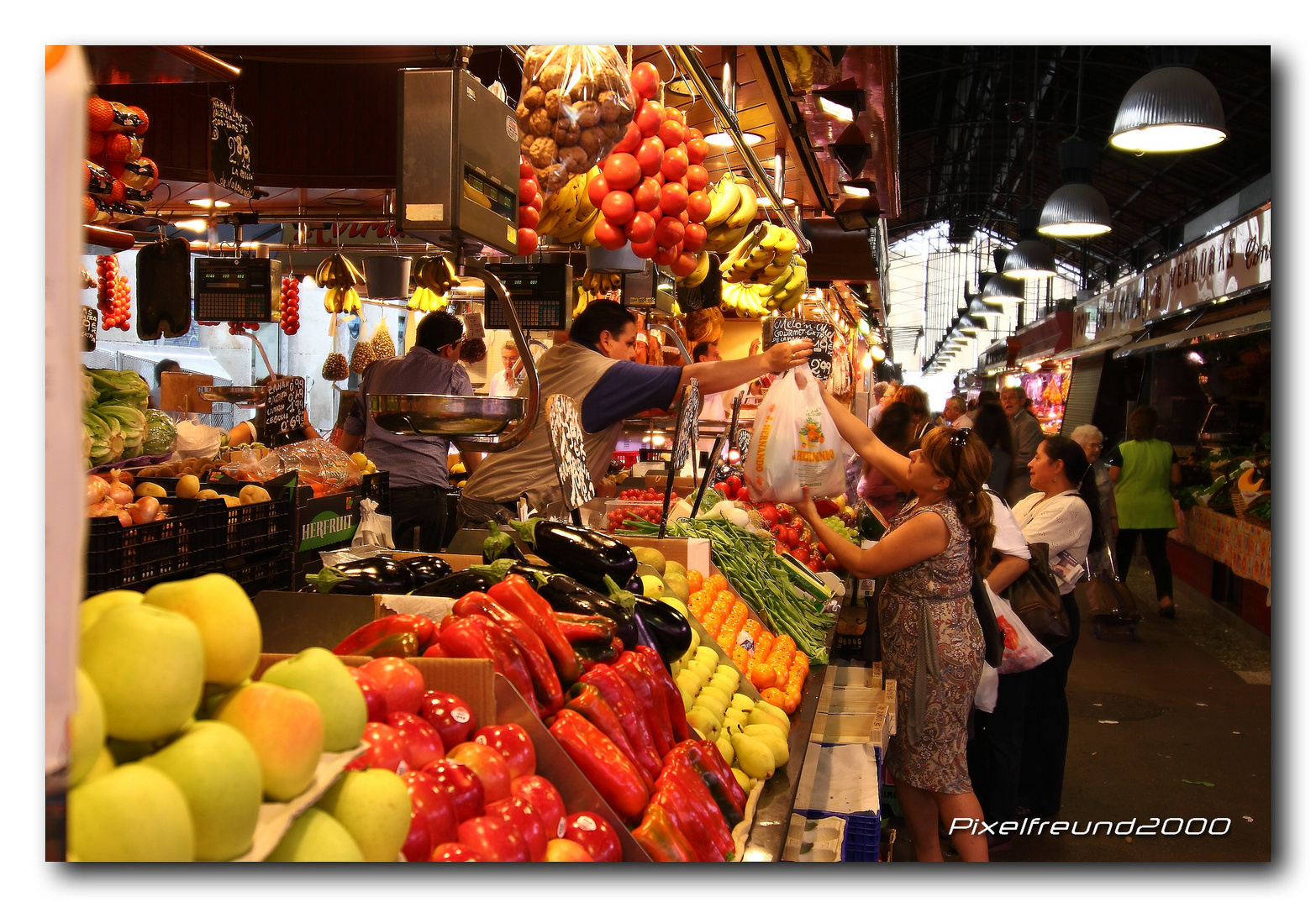 Wochenmarkt in Barcelona