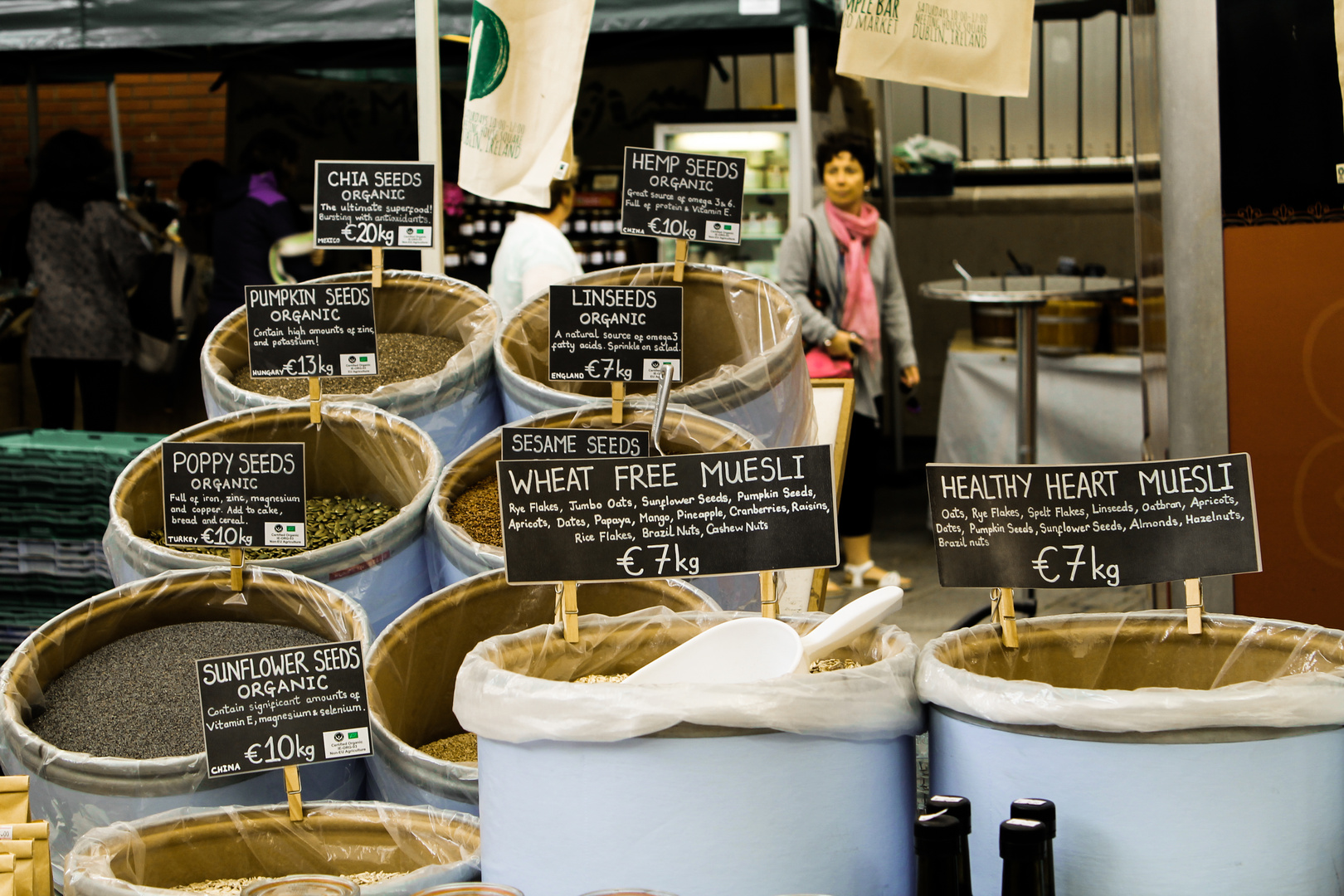 Wochenmarkt in Dublin