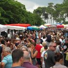 Wochenmarkt in Mimizan, Frankreich