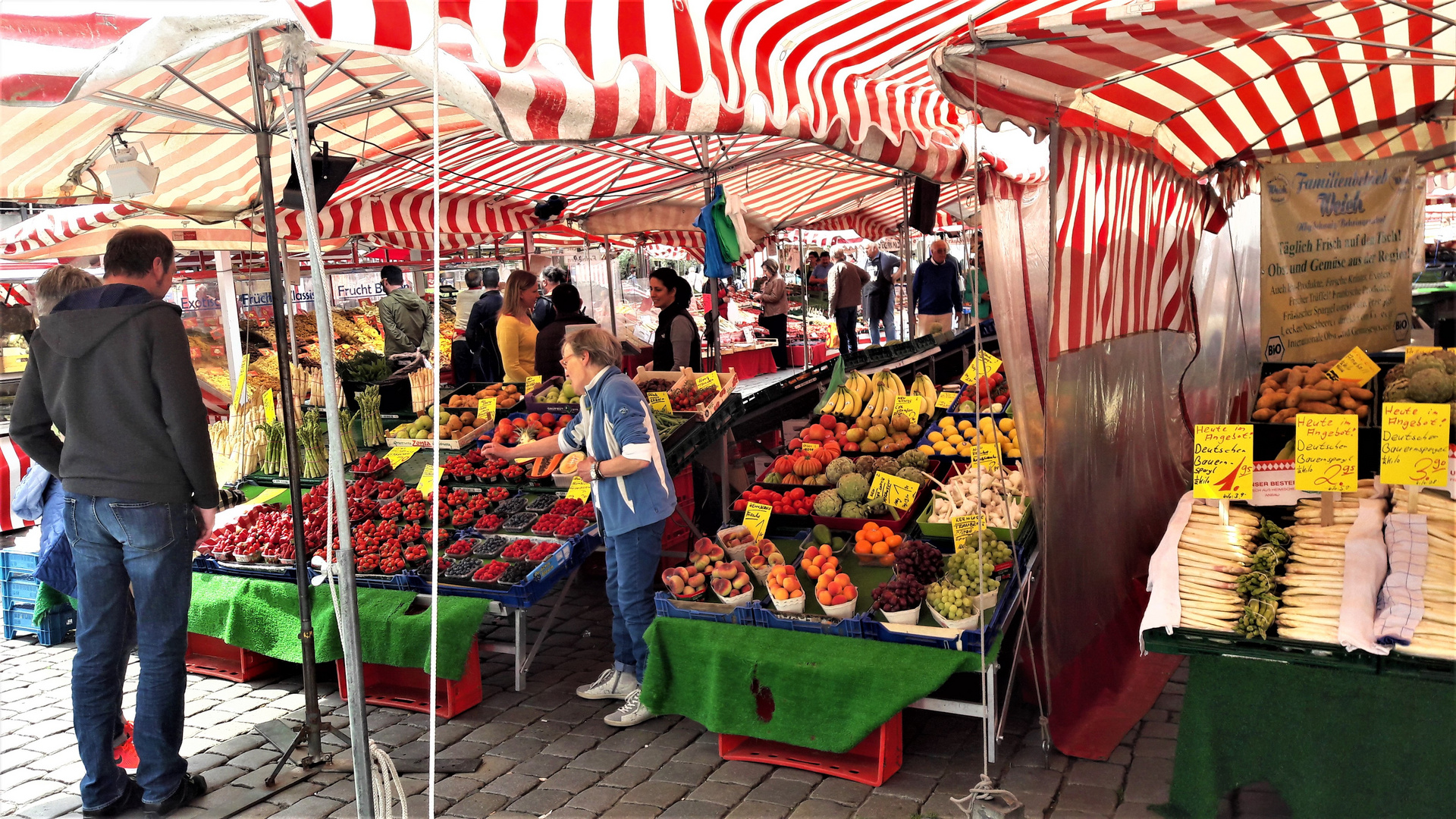 Wochenmarkt in Nürnberg 28.4.18