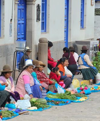 Wochenmarkt in Pisac