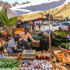 Wochenmarkt in Saint-Pierre