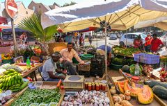 Wochenmarkt in Saint-Pierre