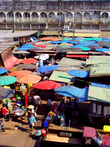 "Wochenmarkt" in Thailand
