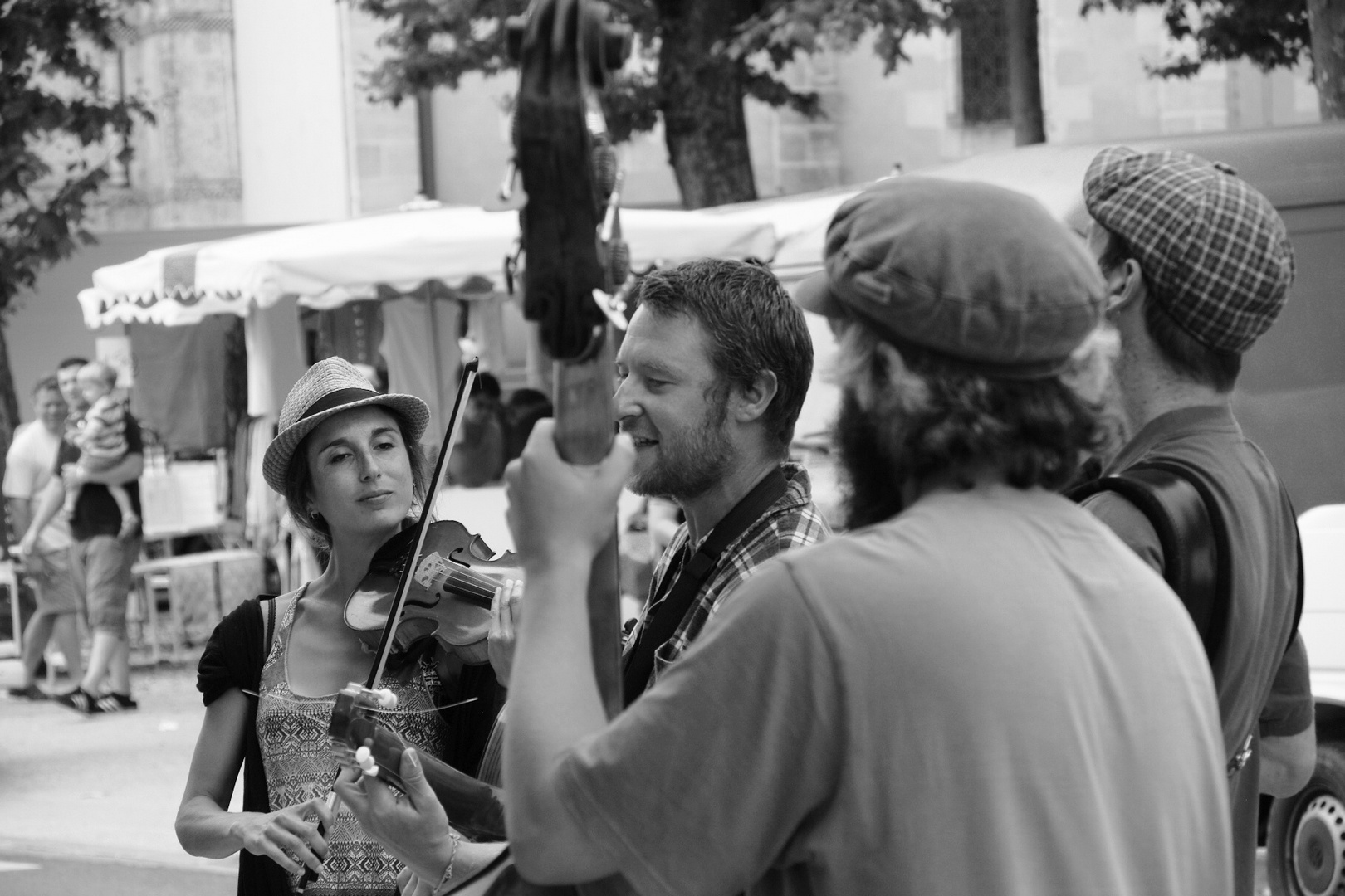 Wochenmarkt Musiker