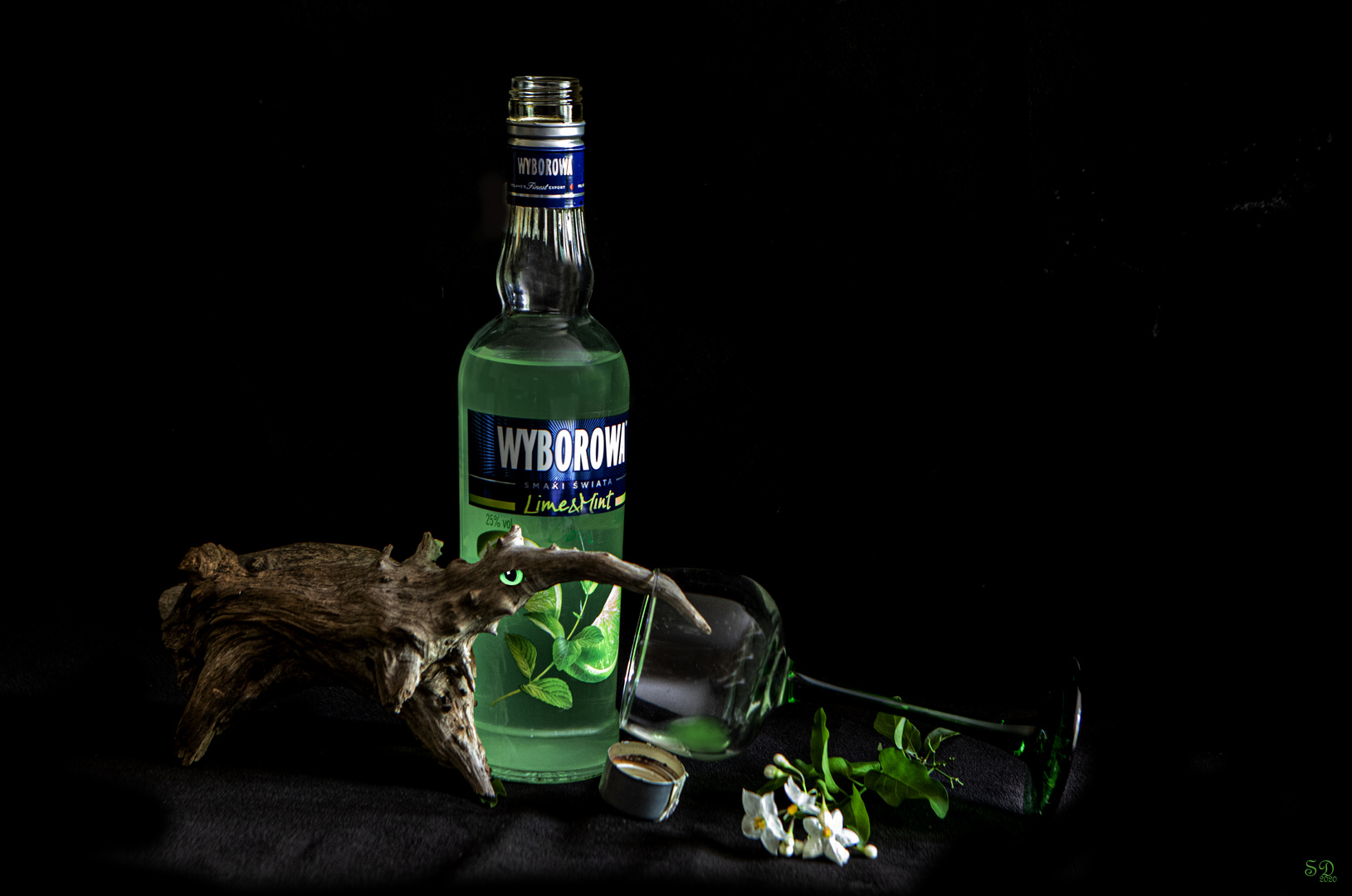 Wodka citron-menthe 