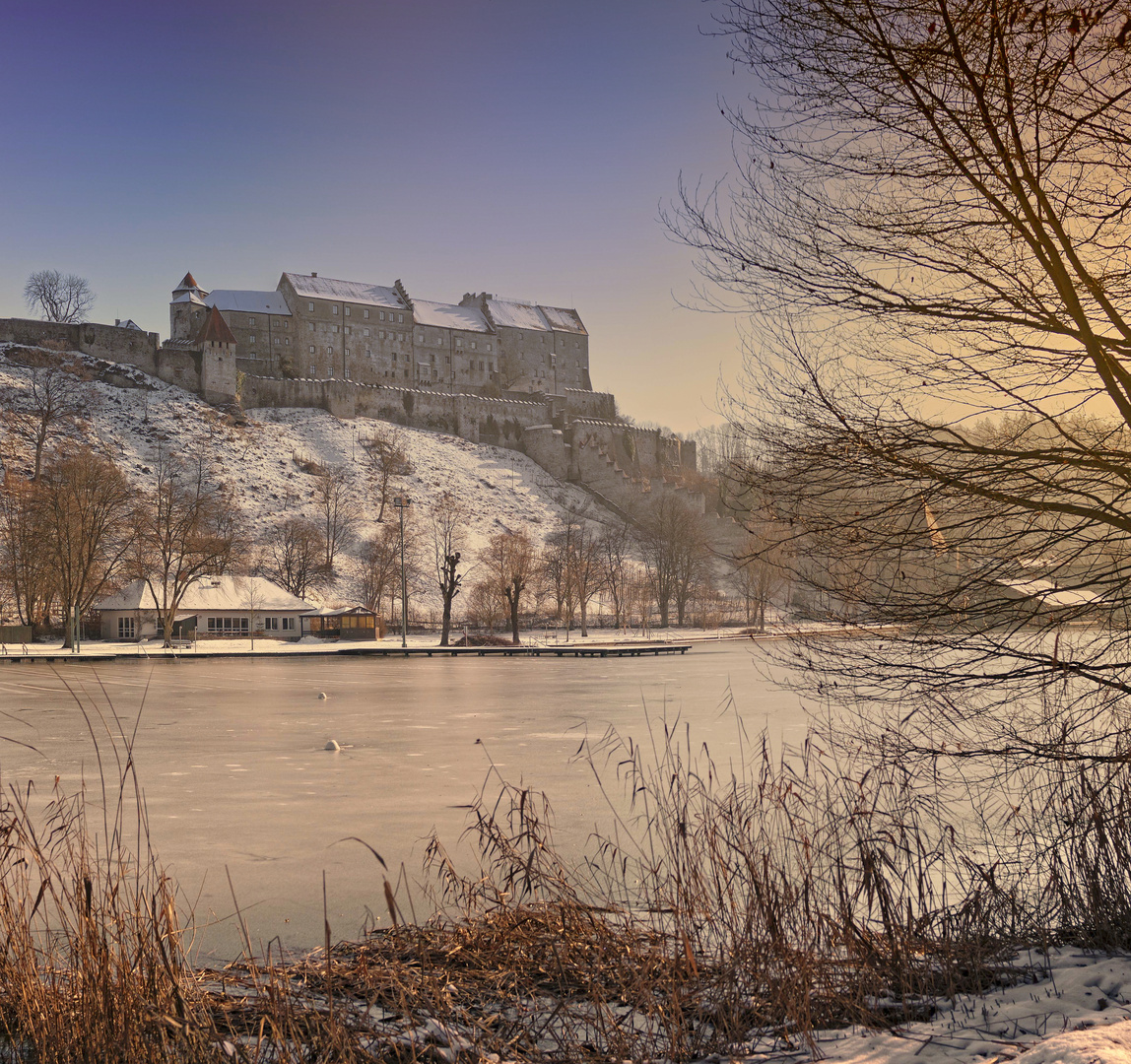 Wöhrsee mit Burg - Nachmittagslicht