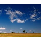 Wölkchen bis zum Horizont