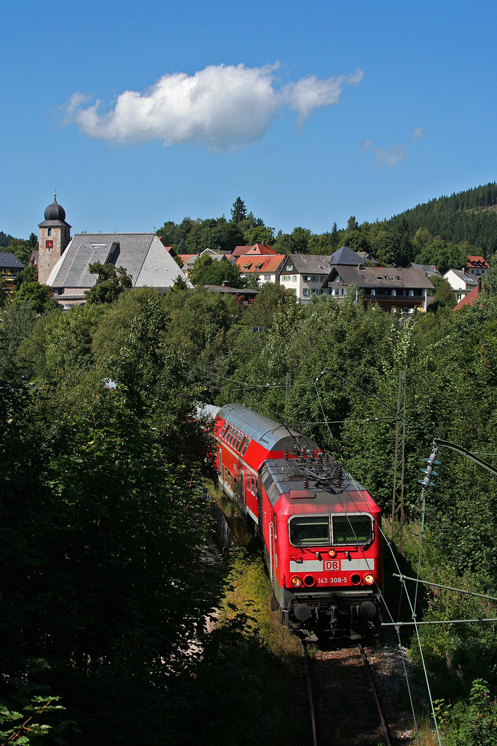 Wölkchen über Schluchsee