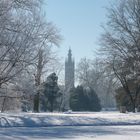 Wörlitzer Kirche im Winter