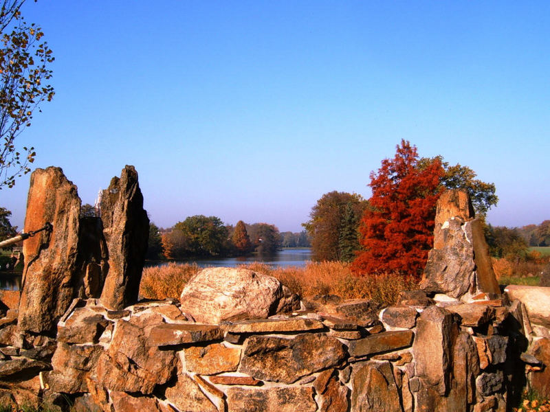 Wörlitzer Park im Herbst