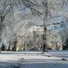 Wörlitzer Schloss bei -7 Grad