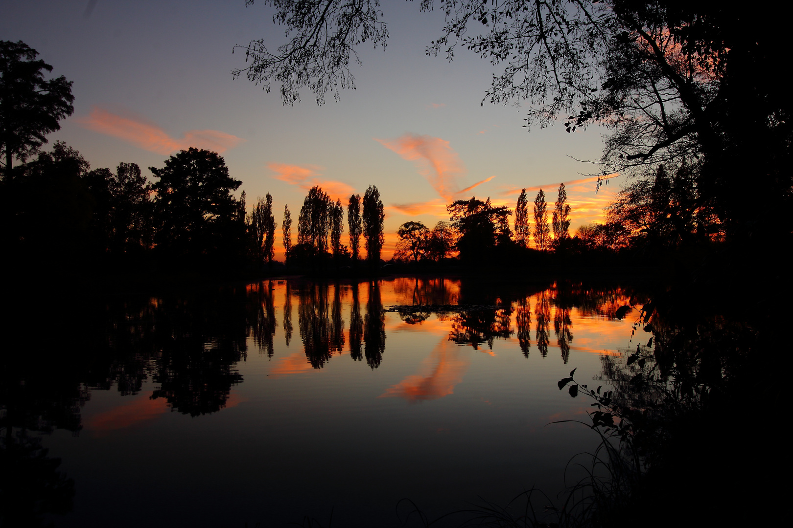 Wörlitzer See nach Sonnenuntergang