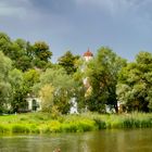 Wörnitz, Fluss in Harburg(Schwaben) in Bayern 