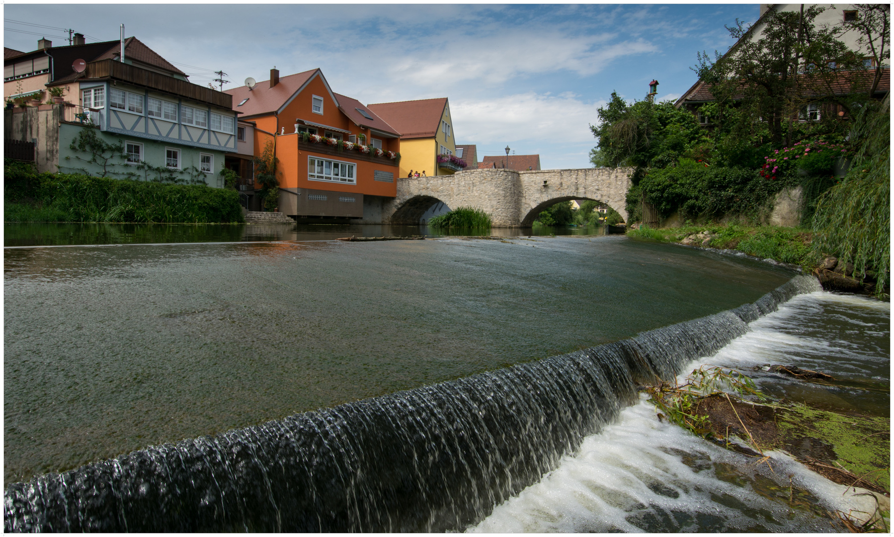 Wörnitz-Wehr in Harburg