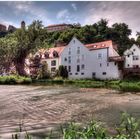 Wörnitz-Wehr in Harburg HDR+Graufilter