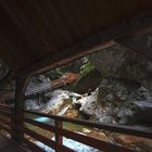 Wörschachklamm Wasserfall überdachter Steig