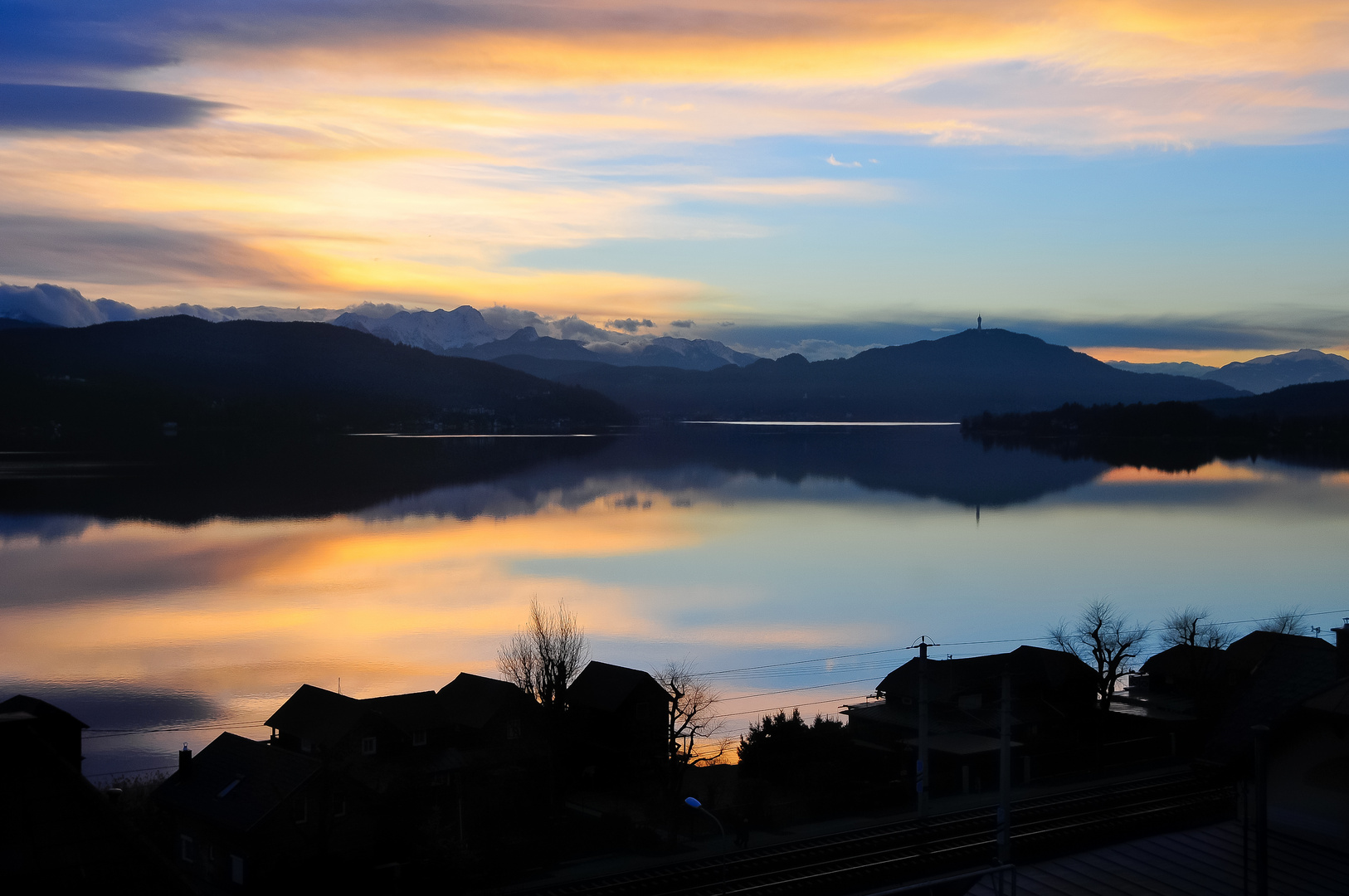 Wörthersee am Abend