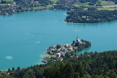 Wörthersee - Blick auf Maria Wörth