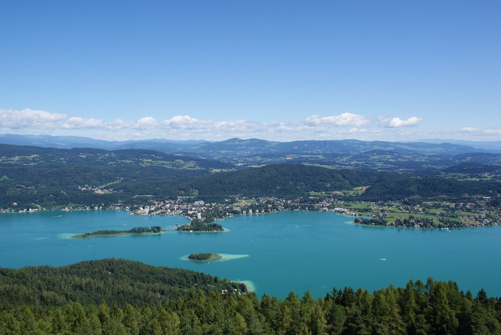 Wörthersee - Blick auf Pörtschach