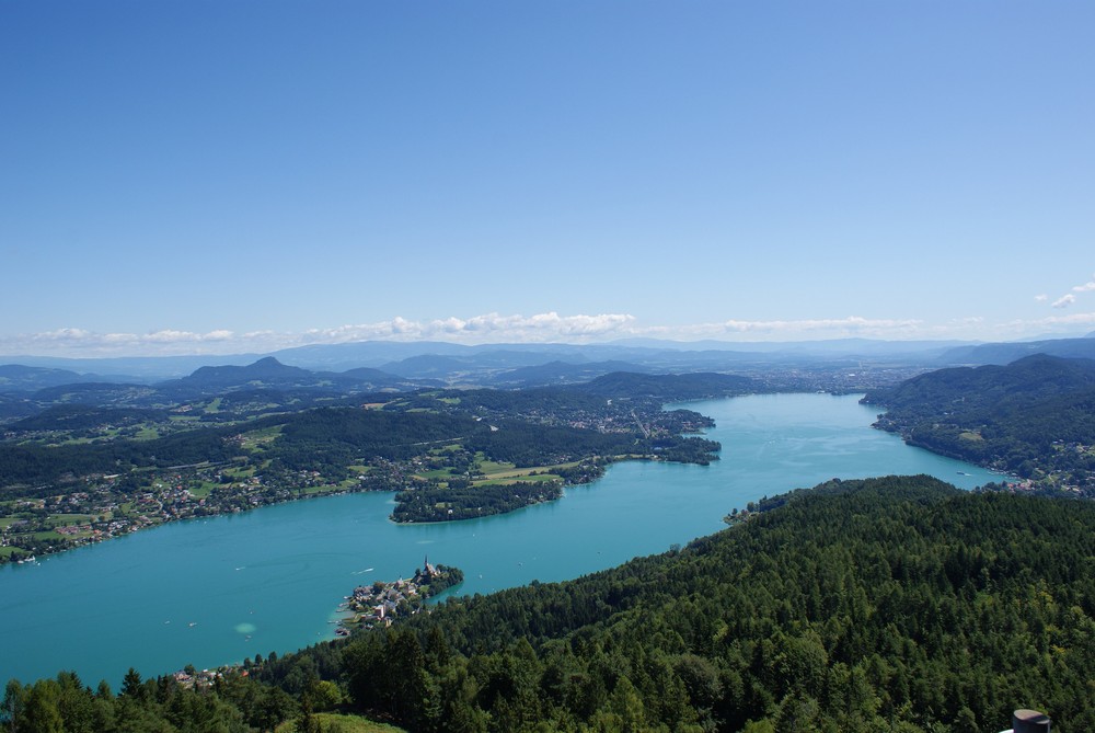 Wörthersee - Blick Richtung Klagenfurt