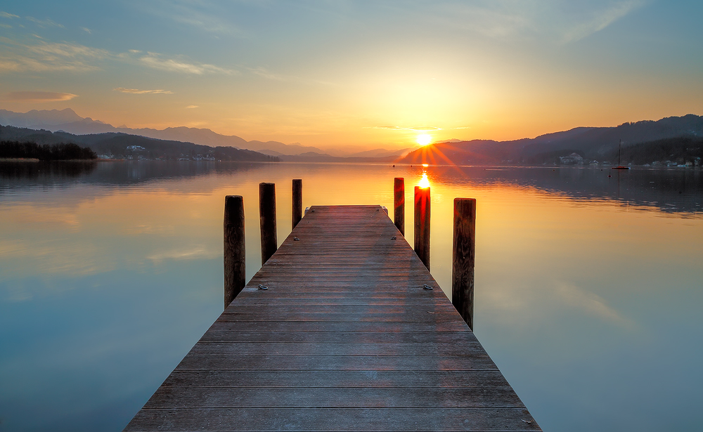 Wörthersee im Herbstlicht