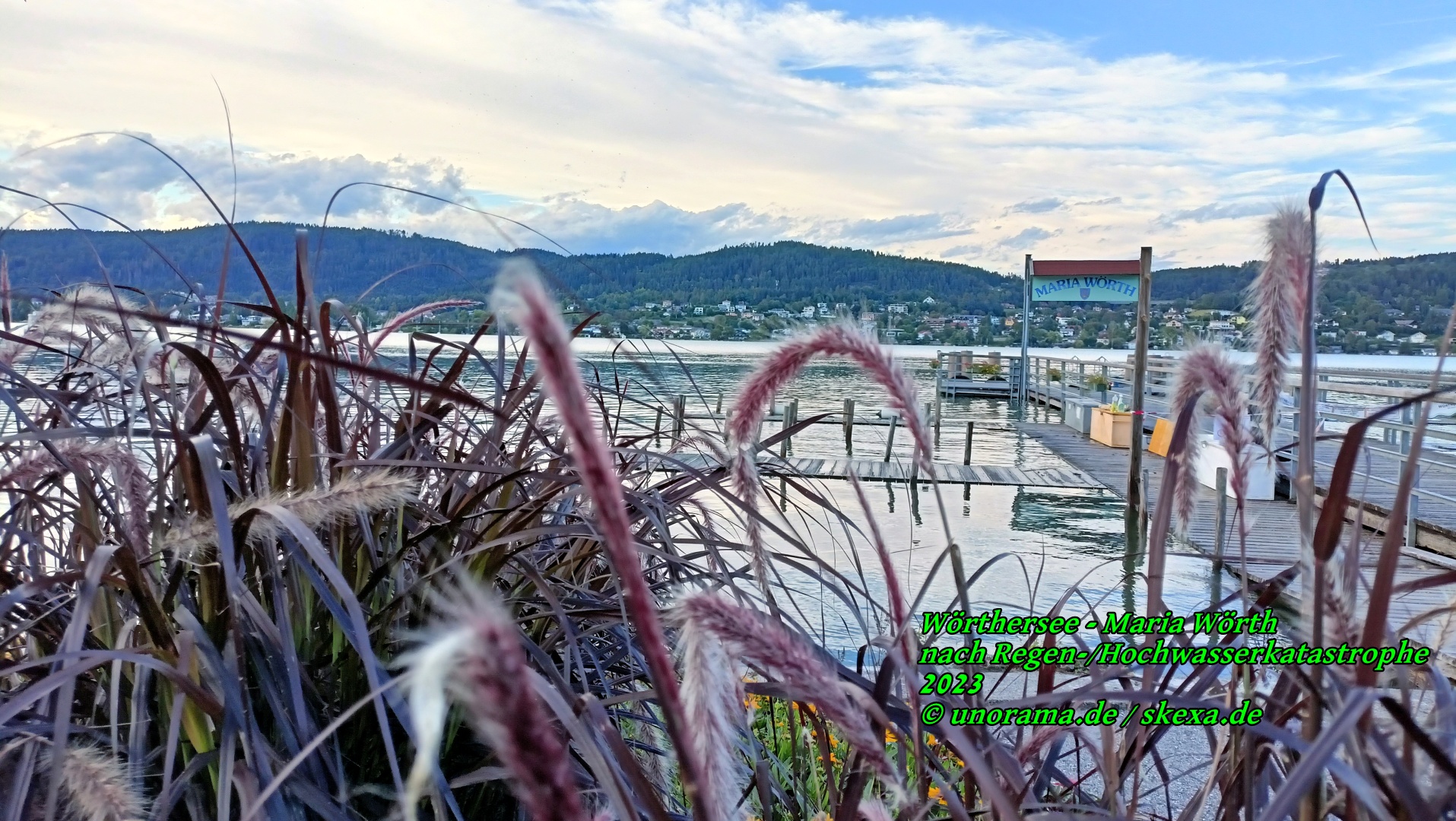 Wörthersee - Maria Wörth - nach Flut-/Regenkatastrophe