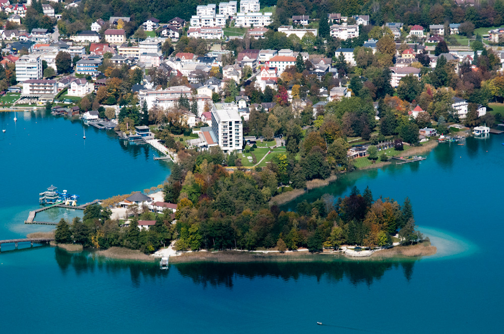 Wörthersee mit Blick auf Pörtschach