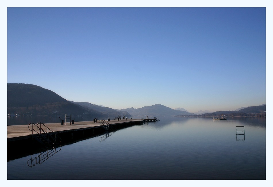 WörtherSee Steg im Winter .2