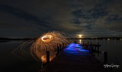 Wörthsee Lightpainting