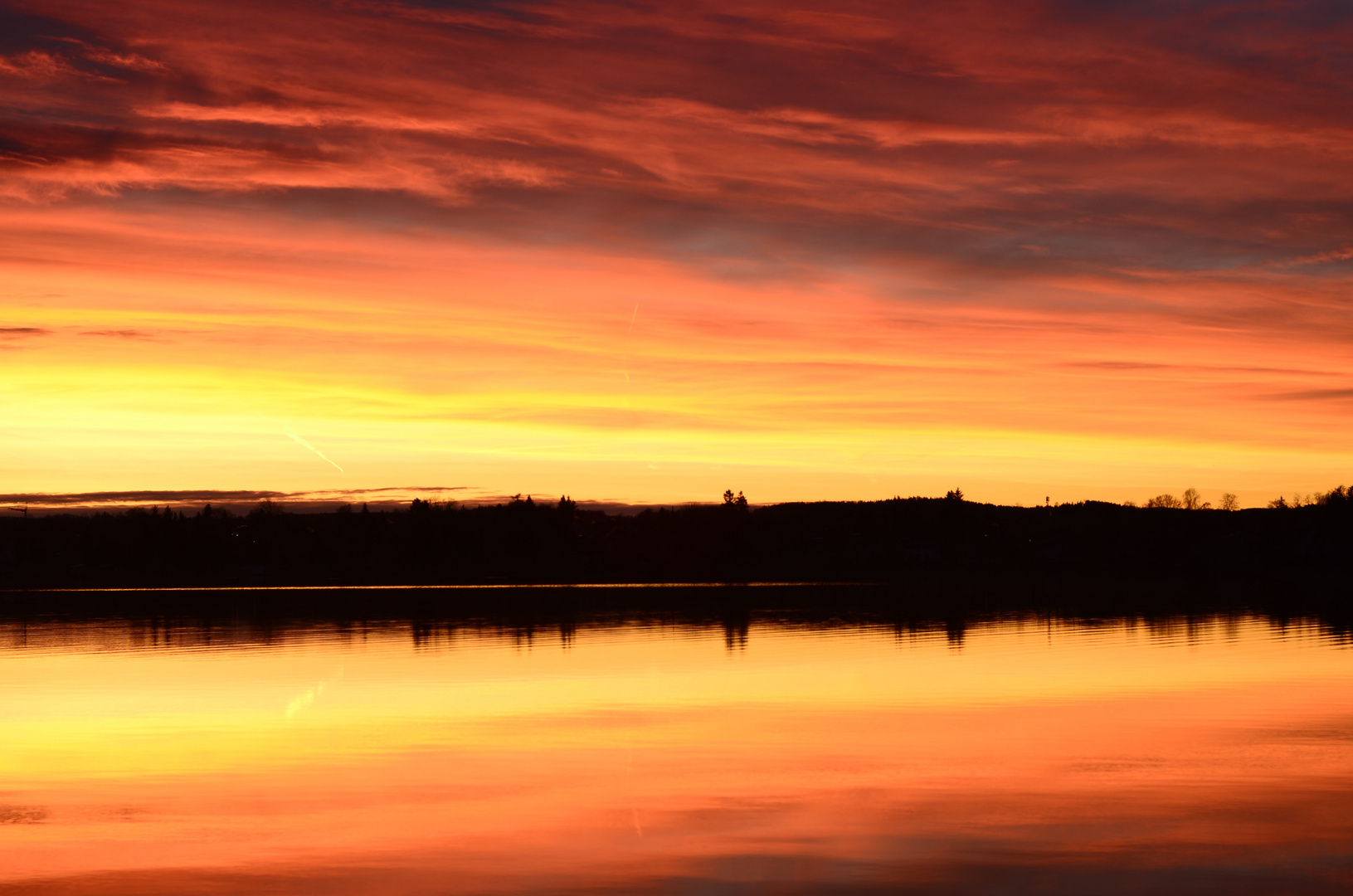 Wörthsee Morgenrot