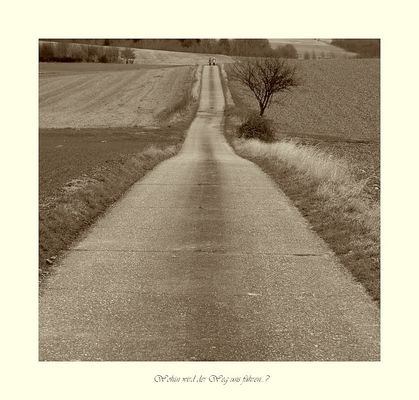 Wohin wird der Weg uns führen...?