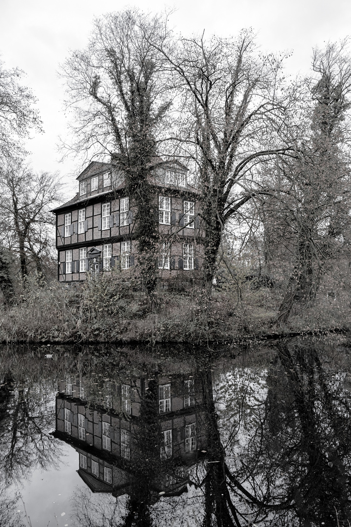 Wohldorf - Herrenhaus mit Teich