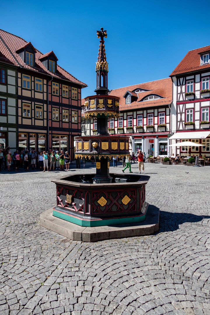 Wohltäterbrunnen Wernigerode Rathausplatz