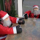 wohlverdiente Pause beim Glühwein....