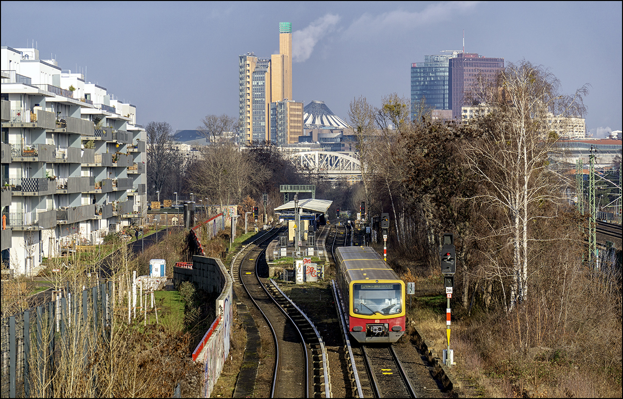 wohnen an der Bahnstrecke..