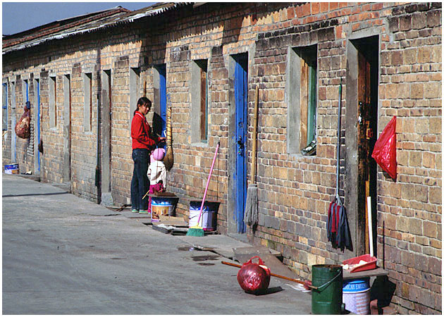 Wohnen in Kunming - Arbeitersiedlung