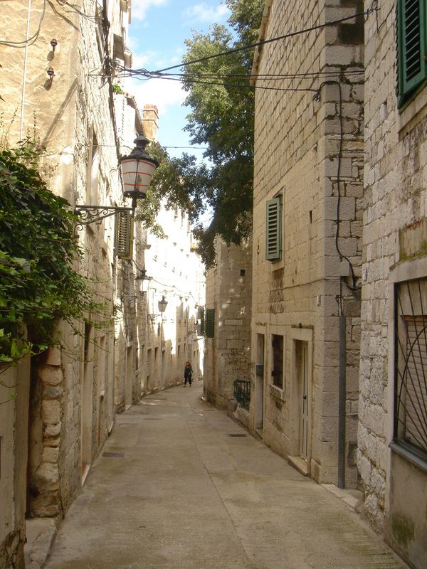 Wohngasse in Split