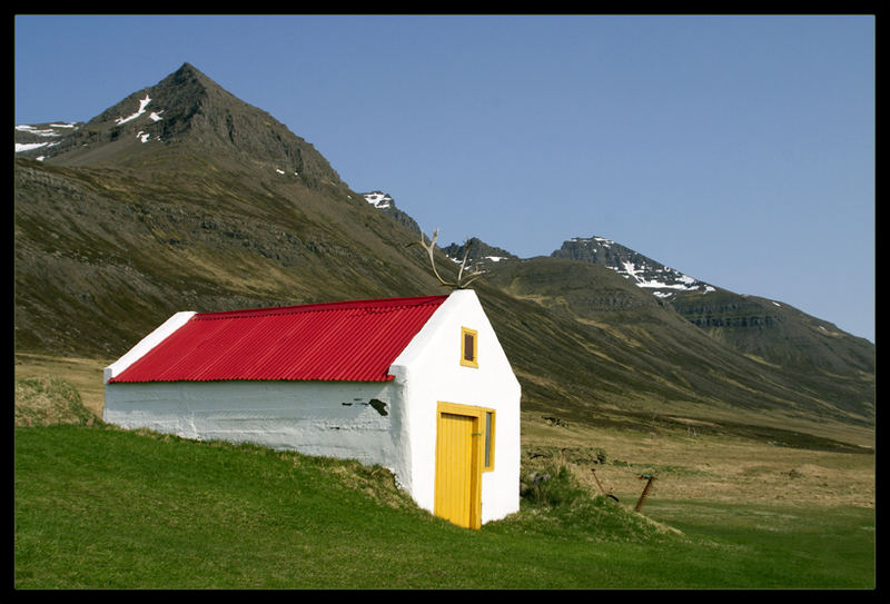 Wohnhaus in hohem Norden