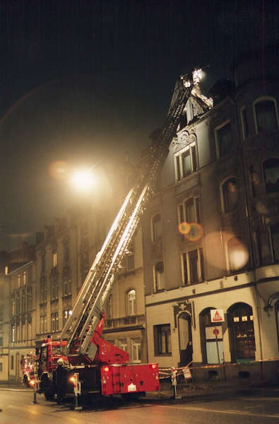 Wohnungsbrand in der Nacht