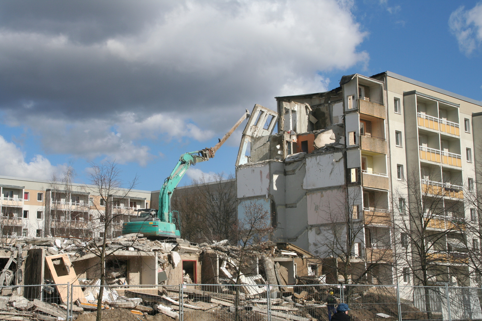 Wohnungsrückbau in Cottbus Schmellwitz