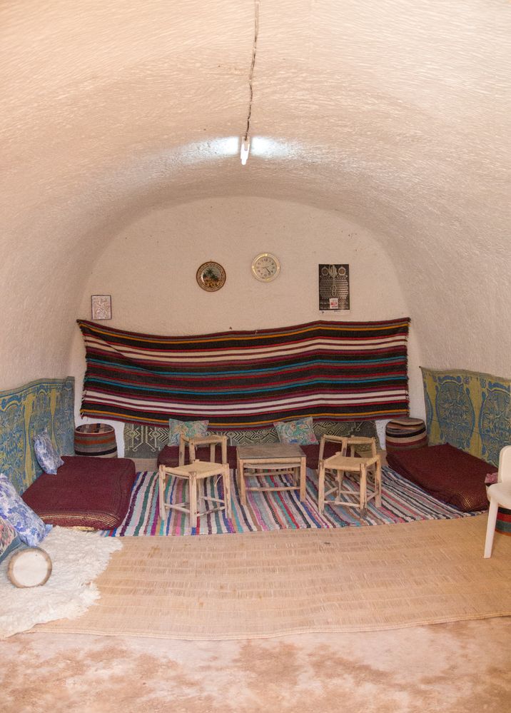 Wohnzimmer einer Berber-Wohnhöhle